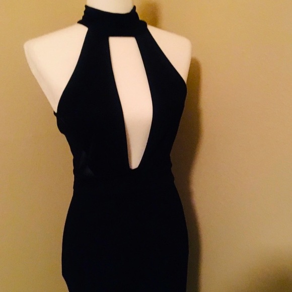Windsor Pants - WINDSOR BLACK V PLUNGE JUMPSUIT
